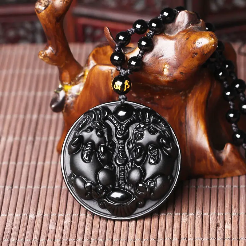 2017 purchasing fashion black obsidian carving brave pendant men and women gathered gold crystal necklace pendant
2017 purchasing fashion black obsidian carving brave pendant men and women gathered gold crystal necklace pendant