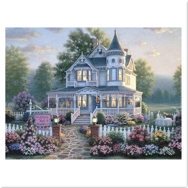 Idyllic Villa Drill full rhinestone diamond Decor Diy diamond painting set Painting square Diamont painting complet Needlework
Idyllic Villa Drill full rhinestone diamond Decor Diy diamond painting set Painting square Diamont painting complet Needlework