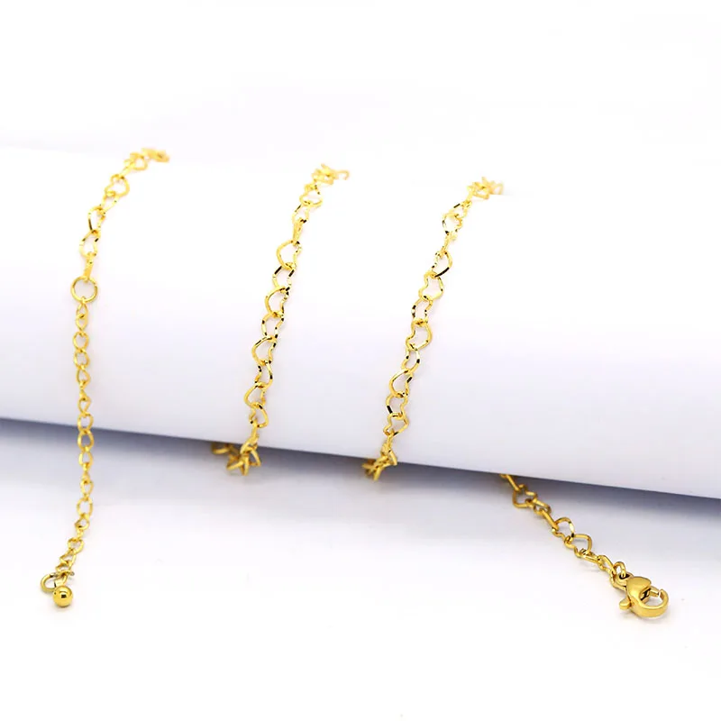 BOFEE 10PCS Long Necklace Chain Charms Pendant 316L Stainless Steel Heart Shape Link Personality Fashion Jewelry Women Gift
BOFEE 10PCS Long Necklace Chain Charms Pendant 316L Stainless Steel Heart Shape Link Personality Fashion Jewelry Women Gift