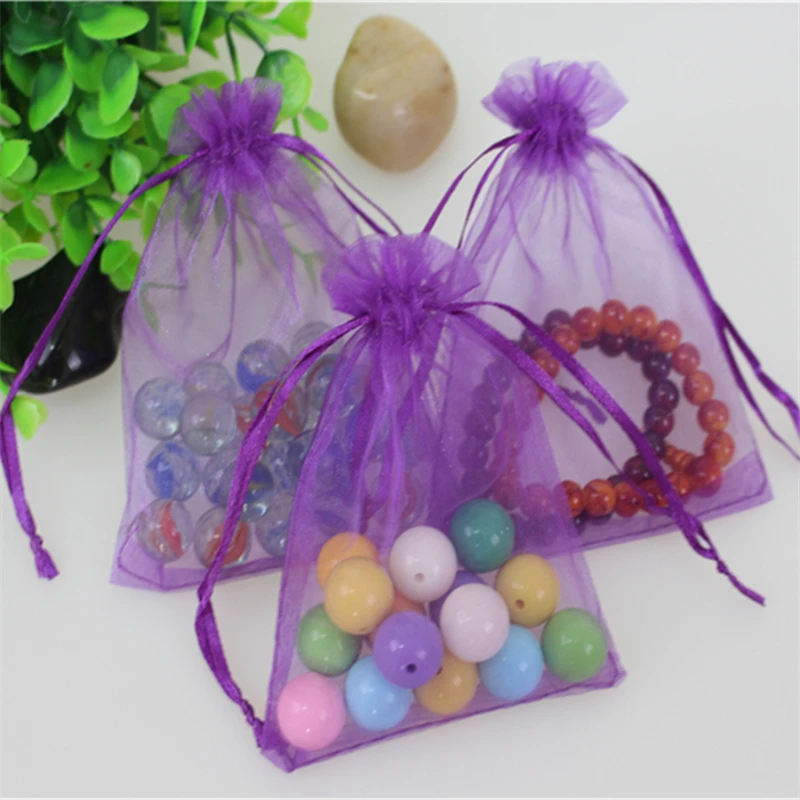 Wholesale 100pcs/lot 13*18cm Purple Organza Jewelry Gift Pouches Favor Wedding Packaging Drawstring Chritmas Organza Bags
Wholesale 100pcs/lot 13*18cm Purple Organza Jewelry Gift Pouches Favor Wedding Packaging Drawstring Chritmas Organza Bags