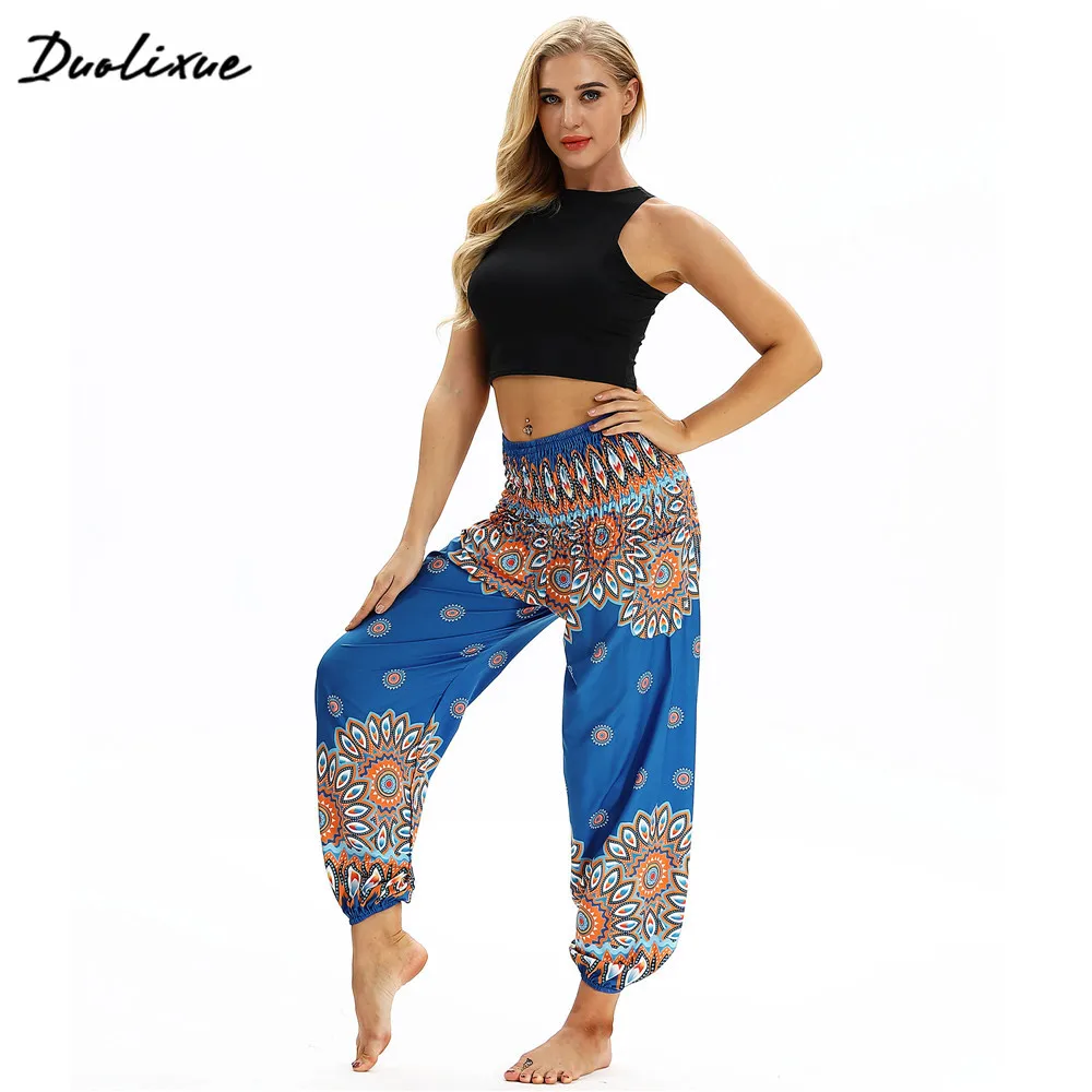 2019 New Hot Spring Summer Beam Foot Gym Yoga Pants Blue Floral Print Loose Breathable Women Running Leggings Yoga Sports Gym Cl
2019 New Hot Spring Summer Beam Foot Gym Yoga Pants Blue Floral Print Loose Breathable Women Running Leggings Yoga Sports Gym Cl
