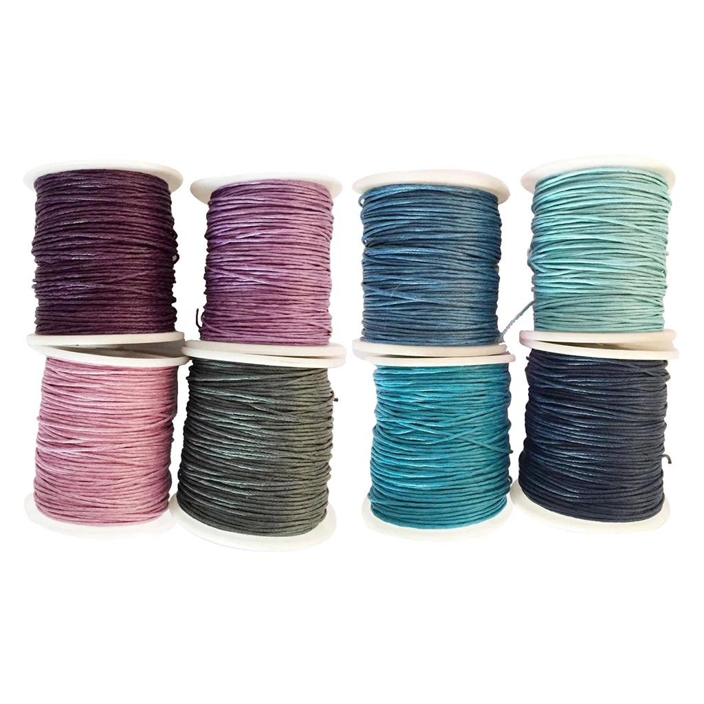 8 Rolls 80 Meters Waxed Cotton Cord String Rope For Jewelry Making DIY Craft 1mm Wide
8 Rolls 80 Meters Waxed Cotton Cord String Rope For Jewelry Making DIY Craft 1mm Wide