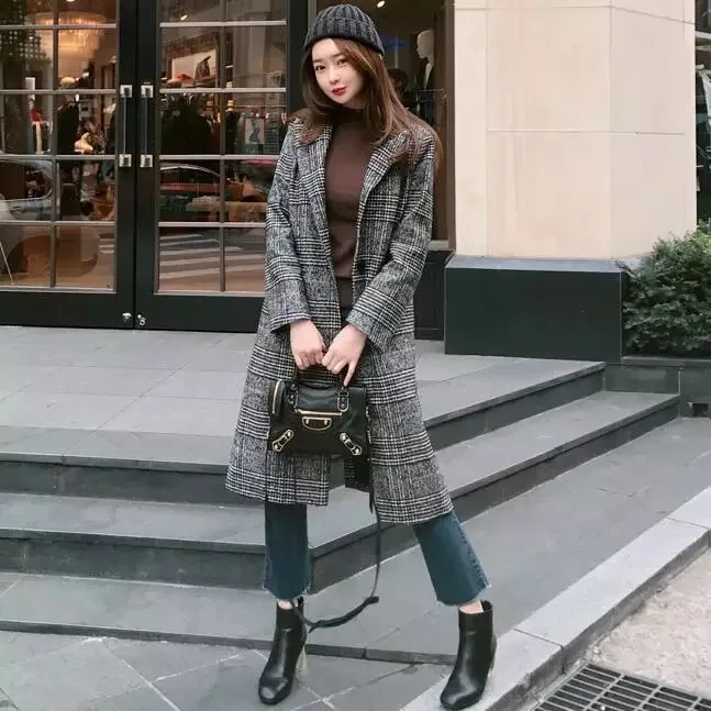 MingJieBiHuo Fashion women comfortable coat new arrival autumn winter korean long single breasted temperament outerwear coat
MingJieBiHuo Fashion women comfortable coat new arrival autumn winter korean long single breasted temperament outerwear coat