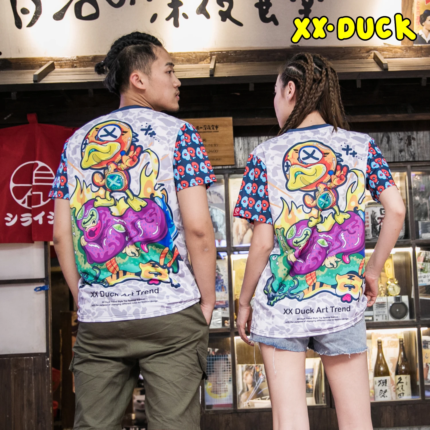 Женская футболка в стиле хип хоп XXDUCK модная дышащая с коротким рукавом и