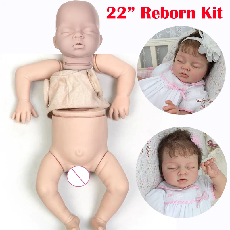 55cm Real Touch Silicone lifelike Reborn Baby Doll Toy Lifelike 22inch handmade high quality Artist's Work Collectable Doll kits
55cm Real Touch Silicone lifelike Reborn Baby Doll Toy Lifelike 22inch handmade high quality Artist's Work Collectable Doll kits