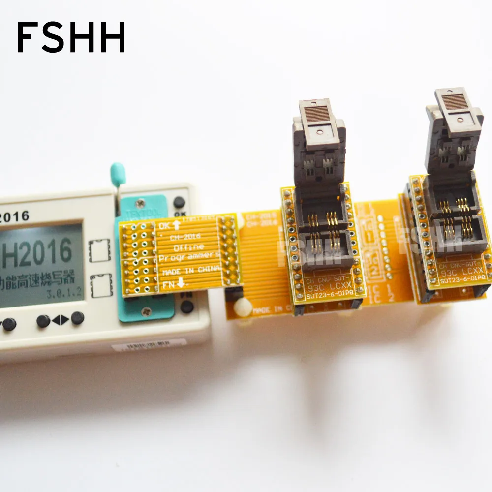 Автономные ПРОГРАММАТОРЫ CH2016 SPI FLASH программатор + стандартный тестовый разъем