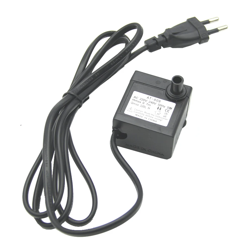 Погружной фонтан воды воздуха аквариум Водяной насос EU Plug 220V 5 Вт 50 Гц
Погружной фонтан воды воздуха аквариум Водяной насос EU Plug 220V 5 Вт 50 Гц