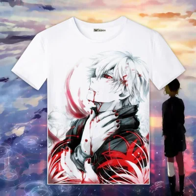 Anime Tokyo Ghoul Cosplay Summer Breathable Short Sleeve Round neck Print Student Men and Women T-shirt
Anime Tokyo Ghoul Cosplay Summer Breathable Short Sleeve Round neck Print Student Men and Women T-shirt