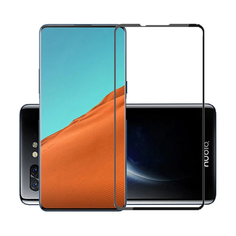 Закаленное стекло 3D с высоким содержанием алюминия для ZTE Nubia X полноэкранная