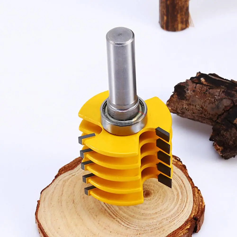 1/2" Shank Box Finger Joint Router Bit Tenon Woodworking T Groove Milling Cutter Tool with 5 Blade
1/2" Shank Box Finger Joint Router Bit Tenon Woodworking T Groove Milling Cutter Tool with 5 Blade