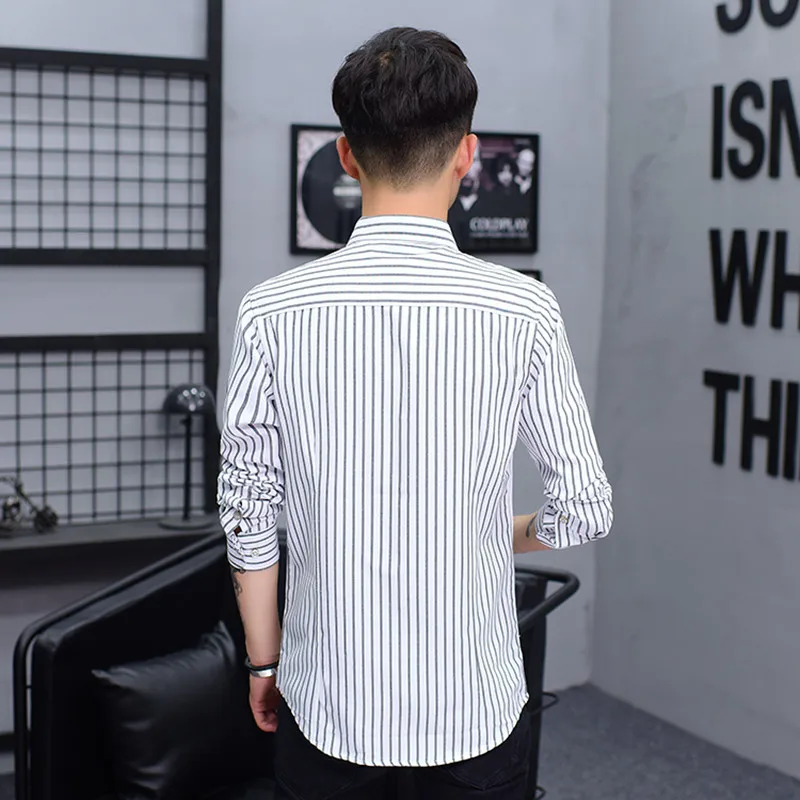 Oversized Shirts Men Long Sleeve Shirt Spring Striped Design Mens Dress Shirts Formal Fashion Social Shirts M- 5XL 6XL 7XL #3017
Oversized Shirts Men Long Sleeve Shirt Spring Striped Design Mens Dress Shirts Formal Fashion Social Shirts M- 5XL 6XL 7XL #3017