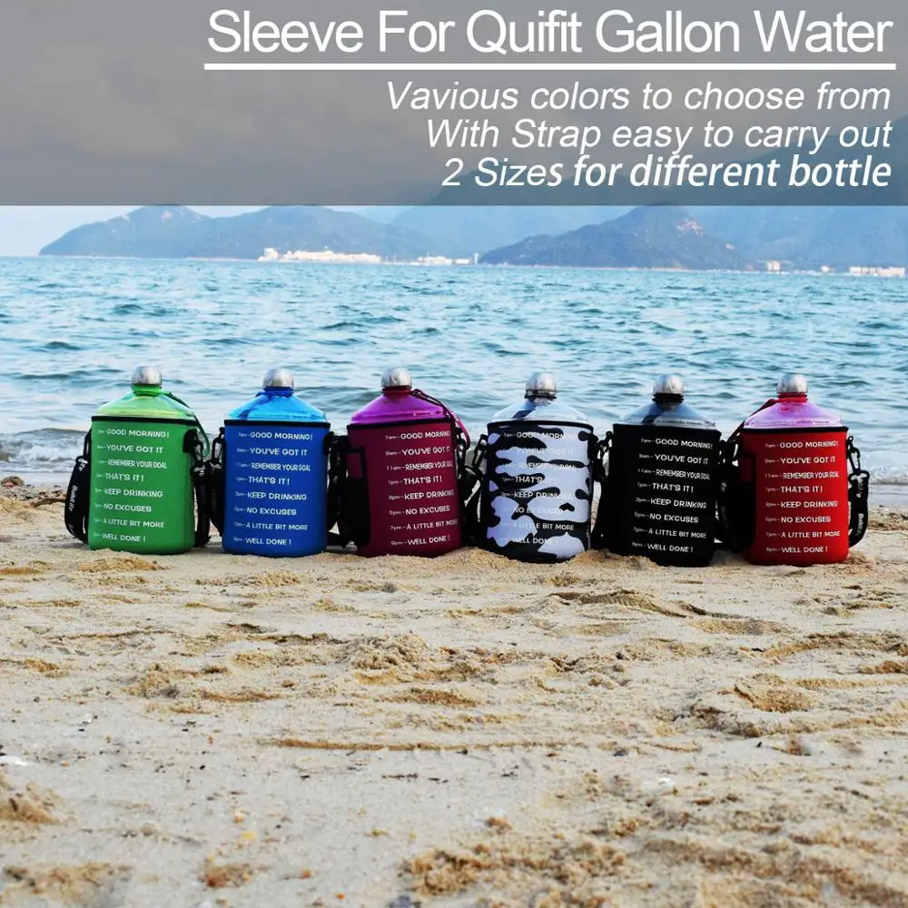 Quifit 2.2L 2.5L 3.78L Bag Pack Sleeve Cover Carrier With Shoulder strap For Gallon Sports Water Drinking Bottle Jug GYM Sports
Quifit 2.2L 2.5L 3.78L Bag Pack Sleeve Cover Carrier With Shoulder strap For Gallon Sports Water Drinking Bottle Jug GYM Sports