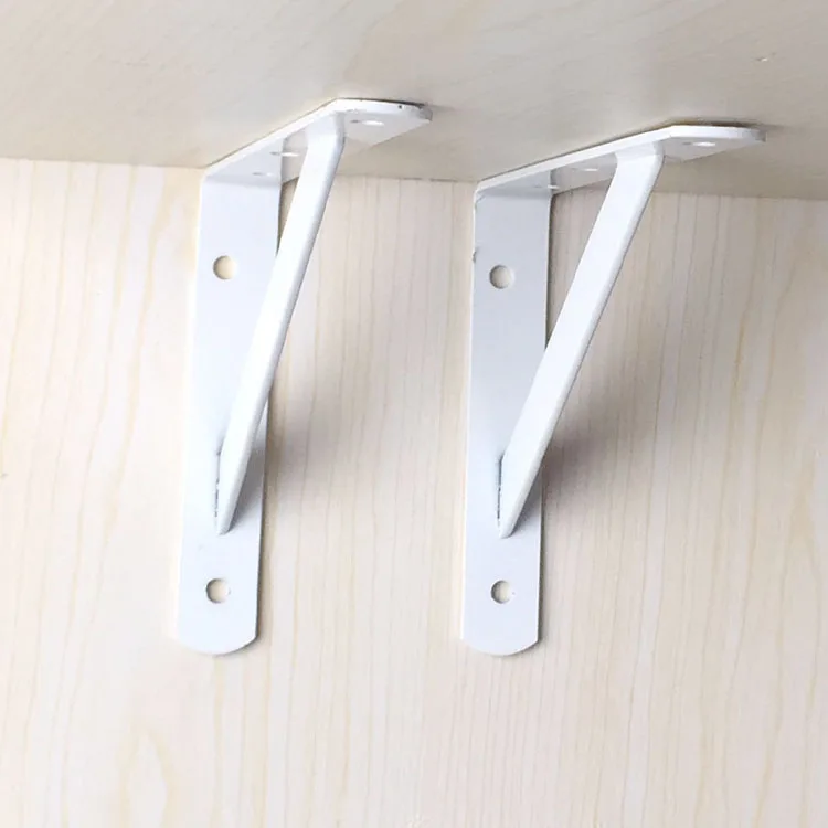 2PCS Triangle decorative wall folding side mount metal shelf bracket for table, 300mm length x 300mm width x 4mm
2PCS Triangle decorative wall folding side mount metal shelf bracket for table, 300mm length x 300mm width x 4mm