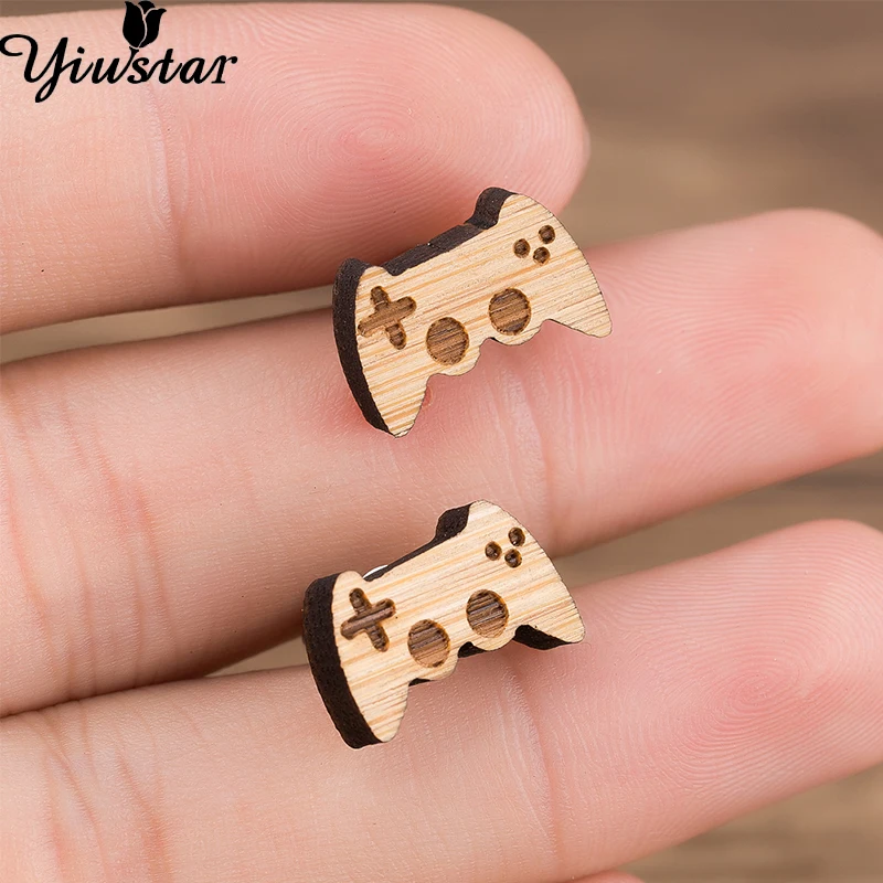 Yiustar Cute Gamepad Stud Earrings Wood for Women Girls Kids Jewelry Wooden Nintendo Earrings Charm Fancy Kids Ear Studs Gifts
Yiustar Cute Gamepad Stud Earrings Wood for Women Girls Kids Jewelry Wooden Nintendo Earrings Charm Fancy Kids Ear Studs Gifts