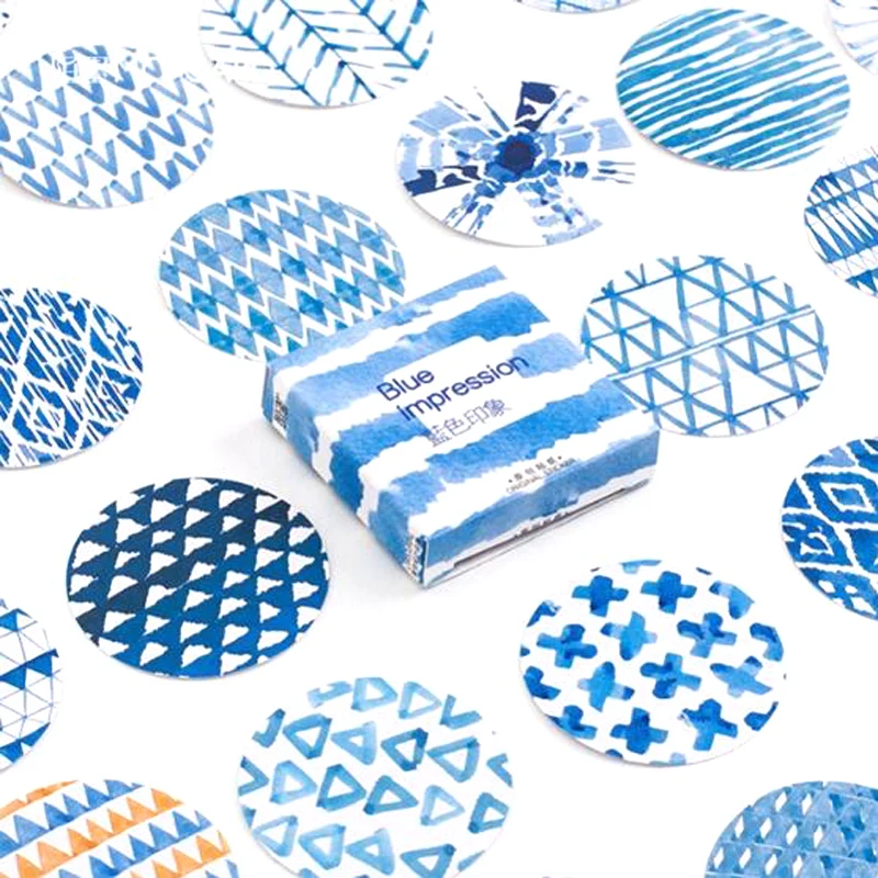 45PCS/box New Creative Blue Impression Paper Lable Stickers Crafts And Scrapbooking Decorative Lifelog Sticker Cute Stationery
45PCS/box New Creative Blue Impression Paper Lable Stickers Crafts And Scrapbooking Decorative Lifelog Sticker Cute Stationery