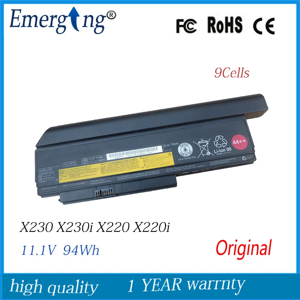 9cell 94wh Original New Laptop Battery for Lenovo Thinkpad X220I X220 X220S X230 X230I 0A36307 42T4940 0A36281
9cell 94wh Original New Laptop Battery for Lenovo Thinkpad X220I X220 X220S X230 X230I 0A36307 42T4940 0A36281