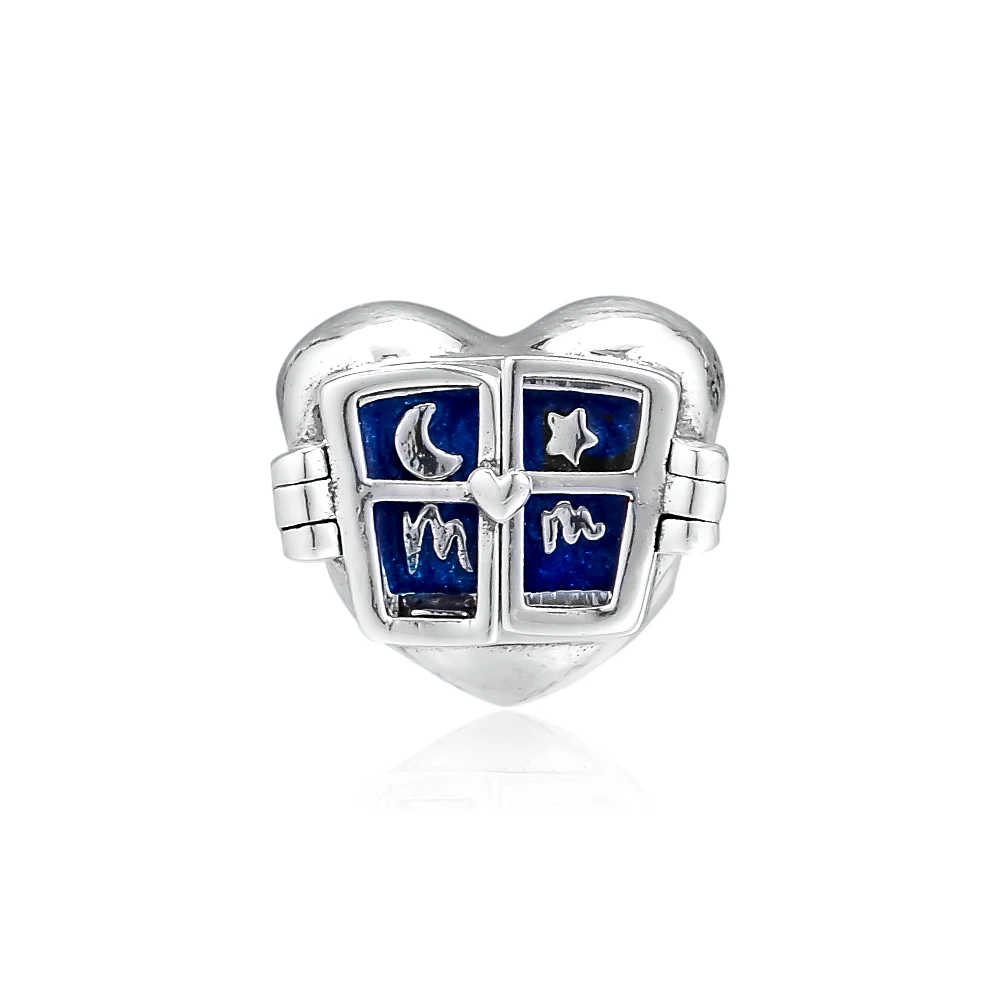 DIY Fits for Europe Charms Bracelets Window Heart Beads 100% 925 Sterling-Silver-Jewelry with Blue Color Free Shipping
DIY Fits for Europe Charms Bracelets Window Heart Beads 100% 925 Sterling-Silver-Jewelry with Blue Color Free Shipping