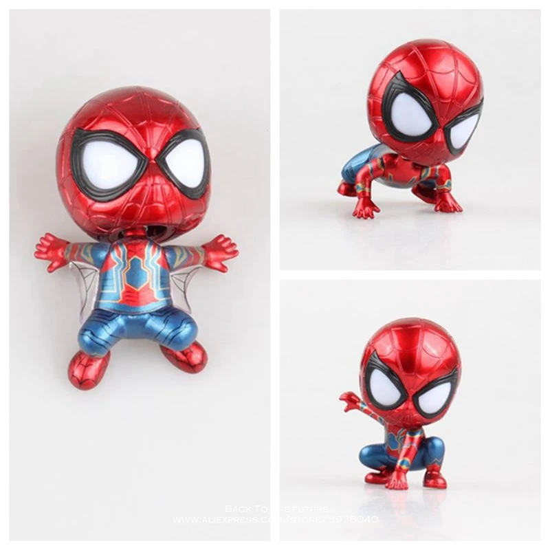 Disney Marvel Avengers 3 styles Spider Man Q version Action Figure Posture Model Anime Decoration Collection Figurine Toy model
Disney Marvel Avengers 3 styles Spider Man Q version Action Figure Posture Model Anime Decoration Collection Figurine Toy model