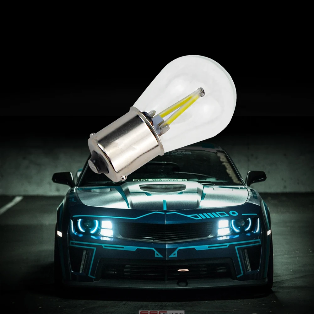 P21W BA15S Filament Chip Car LED Light 1156 Auto Vehicle Reverse Turning Lamp DRL White Red Yellow 12v New arrive 4PCS Led Bulb
P21W BA15S Filament Chip Car LED Light 1156 Auto Vehicle Reverse Turning Lamp DRL White Red Yellow 12v New arrive 4PCS Led Bulb