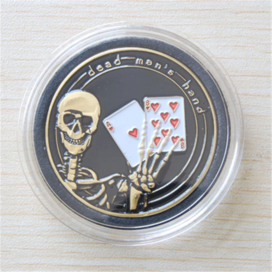 10Pcs/lot Free Shipping,Poker Chip Coin Card Guard Protector With Plastic Case - Dead man's hand poker coin
10Pcs/lot Free Shipping,Poker Chip Coin Card Guard Protector With Plastic Case - Dead man's hand poker coin