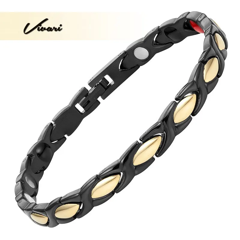 Vivari 2018 Fashion Black Bracelet For Women Stainless Steel 4in1 Germanium Infra Red Fashion Jewelry Magnetic Bangle Charm
Vivari 2018 Fashion Black Bracelet For Women Stainless Steel 4in1 Germanium Infra Red Fashion Jewelry Magnetic Bangle Charm
