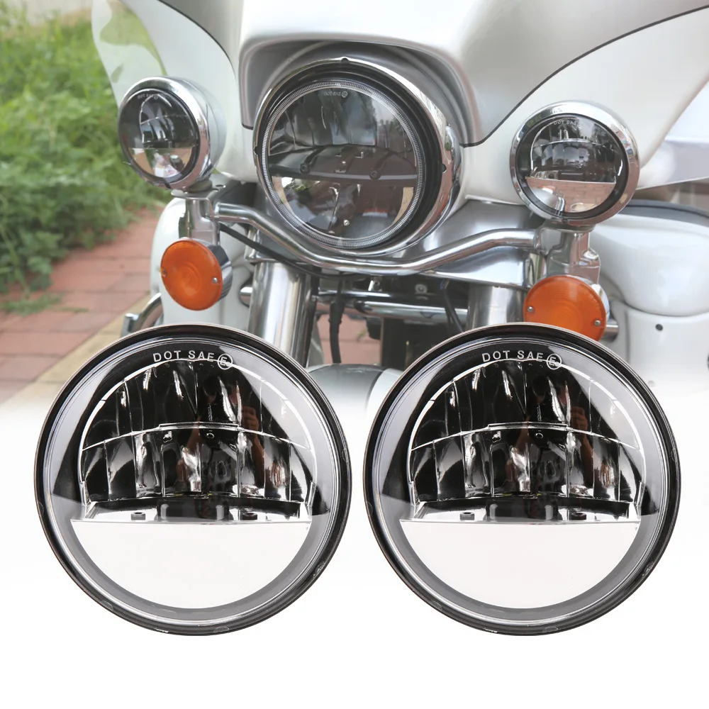 2PCS Chrome 4.5 Inch Creee LED Passing Light Spot Driving Lamp LED Fog Lights for Davidso Motorcycles 4.5" Fog Lamp
2PCS Chrome 4.5 Inch Creee LED Passing Light Spot Driving Lamp LED Fog Lights for Davidso Motorcycles 4.5" Fog Lamp