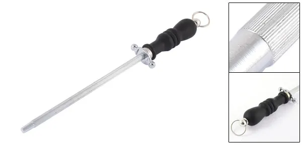 2 ШТ. Кухня Пластиковой Ручкой Blade Sharpening Honing Rod Бар Точильщик 31 см Длина|blade