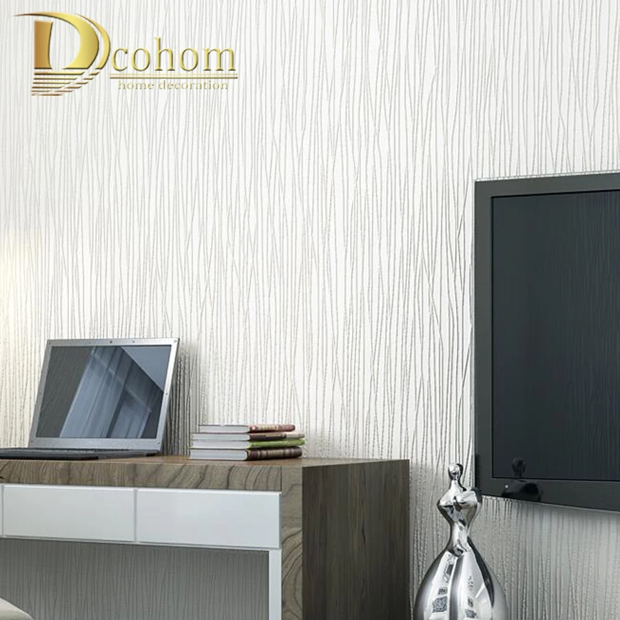 Простые роскошные современные полосатые обои для стен 3 D спальня гостиная диван