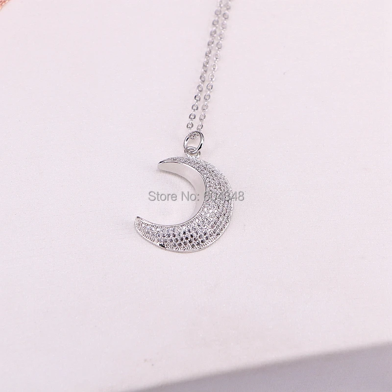 10 Strands Zyunz Mix Color Micro Pave CZ Tiny Stone Cubic Zircon Crescent Moon Pendant Necklace Fashion Jewelry
10 Strands Zyunz Mix Color Micro Pave CZ Tiny Stone Cubic Zircon Crescent Moon Pendant Necklace Fashion Jewelry