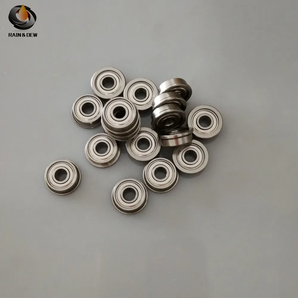 10Pcs MF84ZZ MF84 flange bearing F840ZZ 4x8x3 mm Flange Ball Bearings ABEC-7 10pcs/lot |