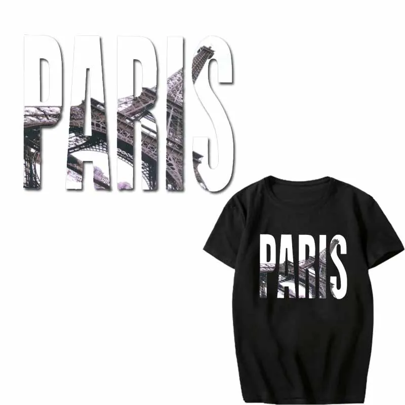 Fashionable Paris Patch for Clothing Heat Transfer Vinyl A-Level Washable Iron Stickers on T-shirt DIY Applique Thermal Press
Fashionable Paris Patch for Clothing Heat Transfer Vinyl A-Level Washable Iron Stickers on T-shirt DIY Applique Thermal Press