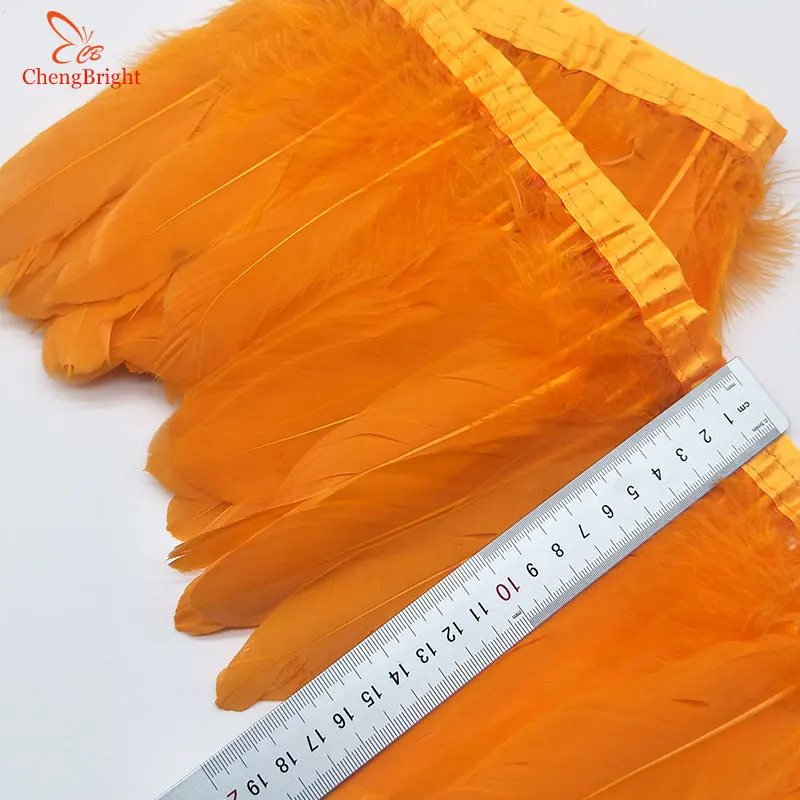 ChengBright New Goose Feather Trims 10Yards Dyed Goose Feather Ribbon Fringes Goose Feather Cloth Belt 5-6inch/13-18cm
ChengBright New Goose Feather Trims 10Yards Dyed Goose Feather Ribbon Fringes Goose Feather Cloth Belt 5-6inch/13-18cm