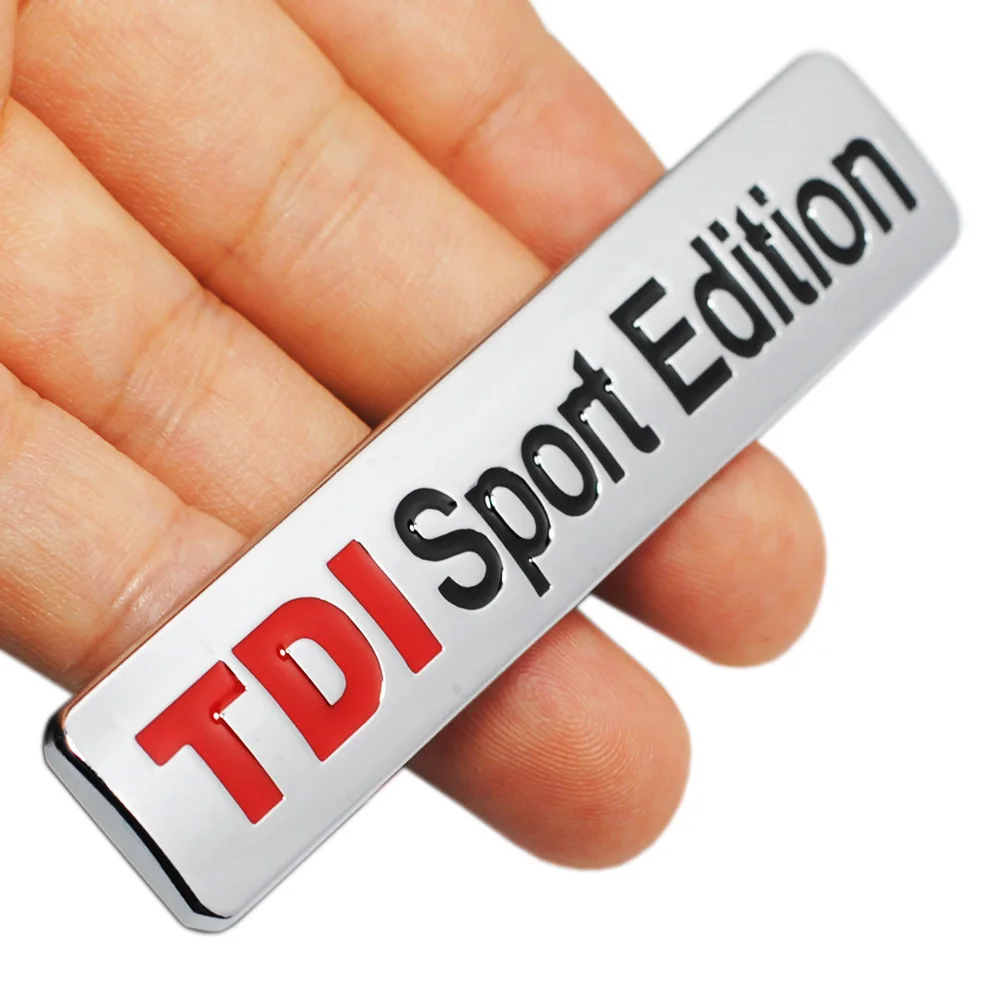 JDM наклейка металлический красный TDI спортивный выпуск логотип турбо автомобиль