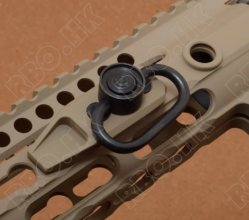 Спартанская сталь QD Слинг Вертлюги Adatpor с Keymod Picatinny Rail Base Tan M2270|tan tanning|rail sling swivelswivel