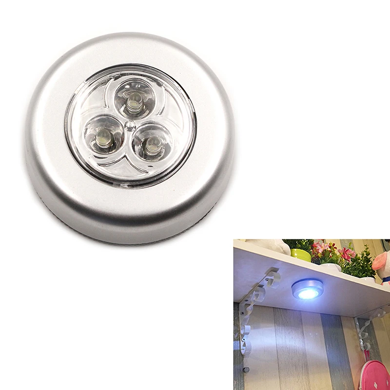 NEW 3 LED Stick Touch Light Lamp Battery Powered Stick Tap Worldwide Kitchen Cabinet Closet Push Tap Home Stick On Lamp
NEW 3 LED Stick Touch Light Lamp Battery Powered Stick Tap Worldwide Kitchen Cabinet Closet Push Tap Home Stick On Lamp