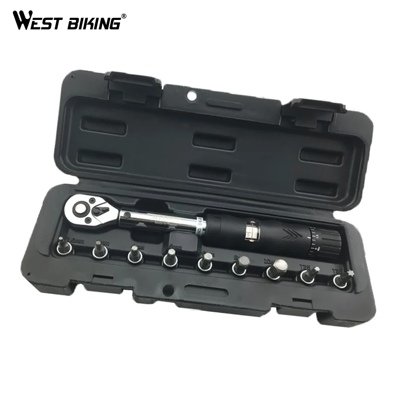 WEST BIKING 1/4"DR 2-14Nm Bike Torque Wrench Set Bicycle Repair Tools Mechanical Torque Spanner Bike Tools Kit Ratchet Hand Tool
WEST BIKING 1/4"DR 2-14Nm Bike Torque Wrench Set Bicycle Repair Tools Mechanical Torque Spanner Bike Tools Kit Ratchet Hand Tool