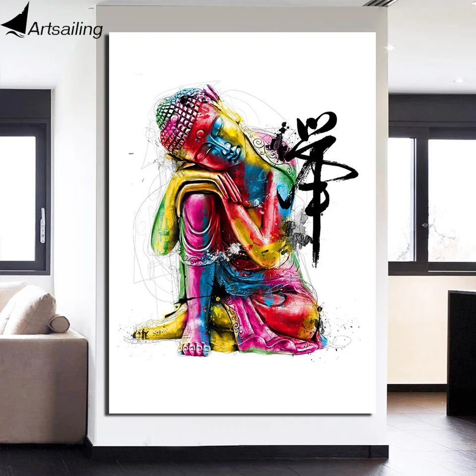 1 piece Canvas Zen Art painting Colorful Buddha chan meditation buddha Zen painting free shipping ny-6640C
1 piece Canvas Zen Art painting Colorful Buddha chan meditation buddha Zen painting free shipping ny-6640C