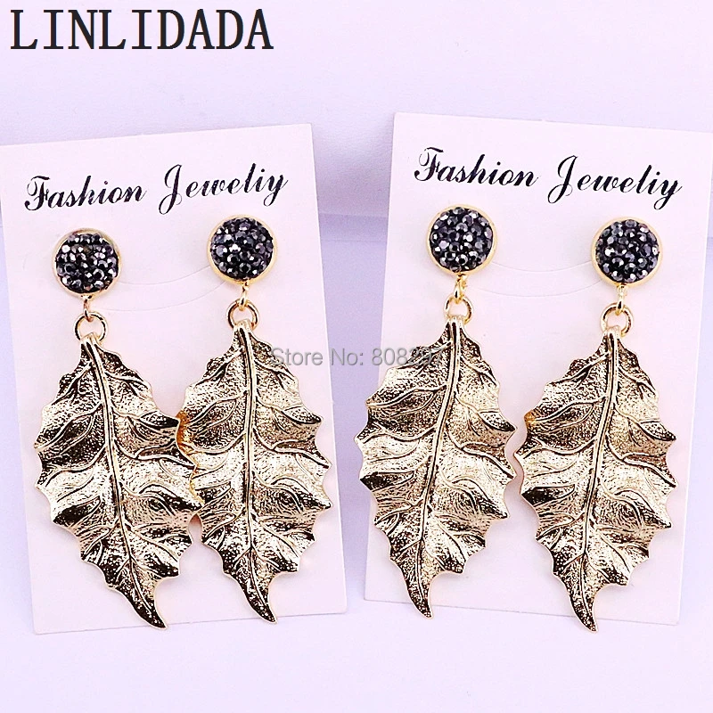 10Pair Trendy Leaf Shape Drop Dangle Earrings Fashion Gold Color Metal Jewelry For Women Gift
10Pair Trendy Leaf Shape Drop Dangle Earrings Fashion Gold Color Metal Jewelry For Women Gift
