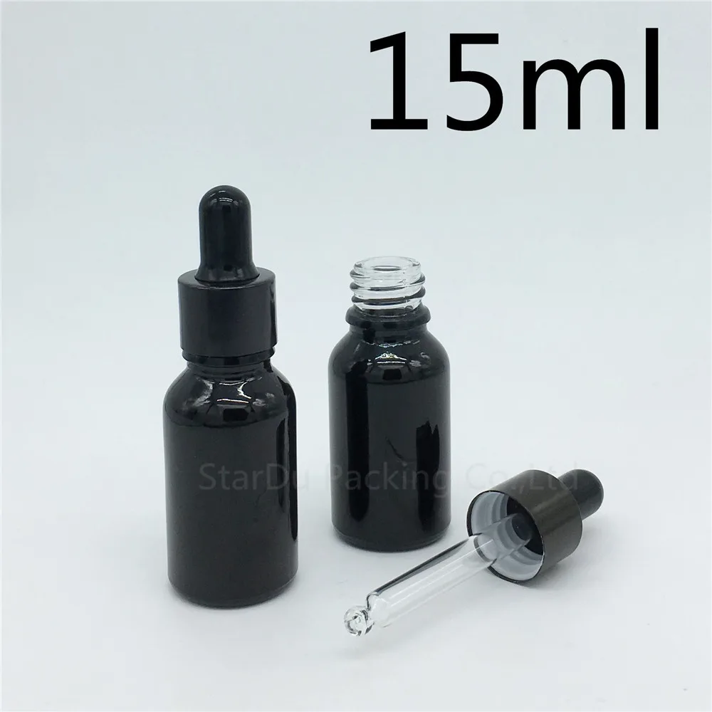 200pcs/lot 15ml empty black glass essential oil bottle with Black aluminum ring dropper, 15CC glass perfume bottle
200pcs/lot 15ml empty black glass essential oil bottle with Black aluminum ring dropper, 15CC glass perfume bottle