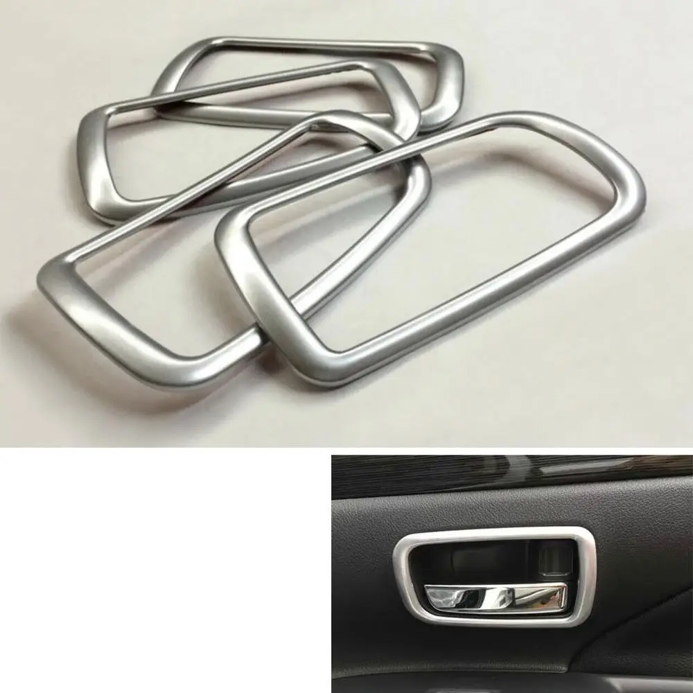 BBQ@FUKA Matt Silver Interior Interior Door Handle Bowl Panel Cover Frame Trim Car styling Sticker For Mitsubishi Outlander 2016
BBQ@FUKA Matt Silver Interior Interior Door Handle Bowl Panel Cover Frame Trim Car styling Sticker For Mitsubishi Outlander 2016