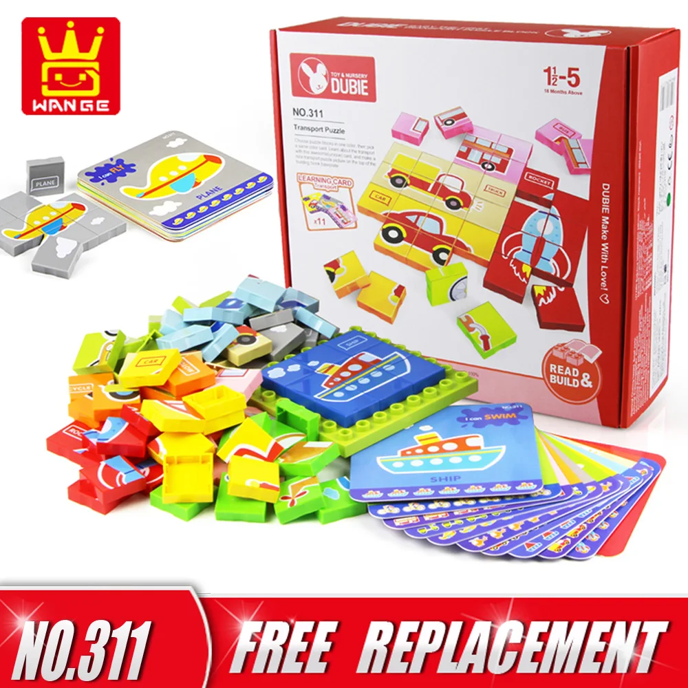 WANGE Big Size Animal/Traffic/Fruit Puzzle DIY Creative Educational Kids Toys Baby Gifts for 1.5Y Above
WANGE Big Size Animal/Traffic/Fruit Puzzle DIY Creative Educational Kids Toys Baby Gifts for 1.5Y Above
