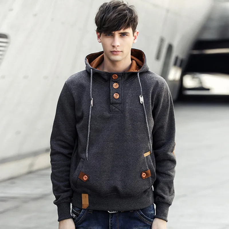 Fashion Men Sweatshirts autumn winter Solid color hoodies European and American style hooded pullover Casual Sweatshirt clothing
Fashion Men Sweatshirts autumn winter Solid color hoodies European and American style hooded pullover Casual Sweatshirt clothing