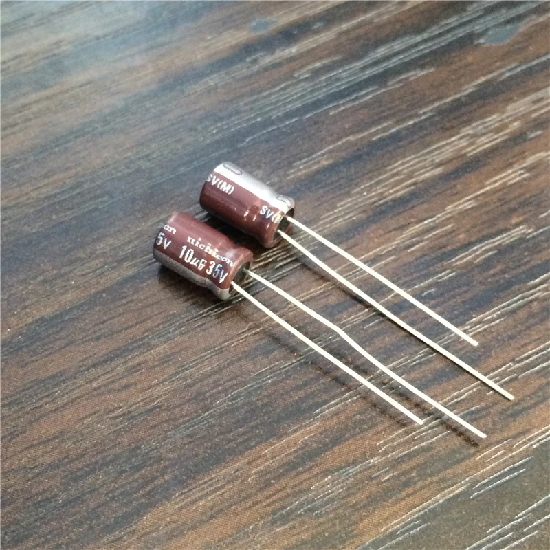 50 шт. 10мкФ 35В NICHICON SV серия 5х7мм долгий срок службы 35V10uF алюминиевый