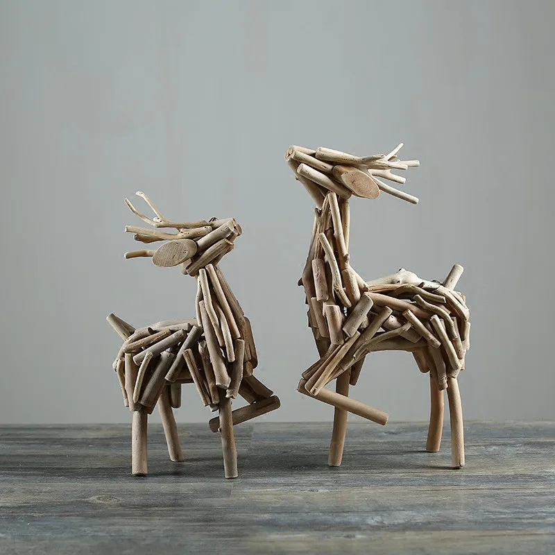 Creative Wooden Craft Table Decor Lovely Deer 100% Handmade Natural Wood Home/Office Figurines Birthday/Christmas Gift
Creative Wooden Craft Table Decor Lovely Deer 100% Handmade Natural Wood Home/Office Figurines Birthday/Christmas Gift
