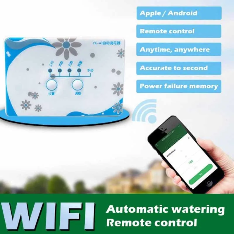 Мобильный телефон WI FI автоматическое дистанционное орошения Системы полива сада