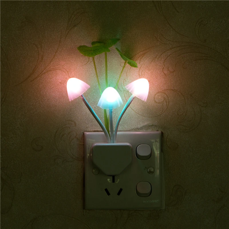 Novelty Lotus leaf Led Night Light EU/US 220V Colorful flower Lamp optical control sensor wall lights baby Kids Bedroom Decor
Novelty Lotus leaf Led Night Light EU/US 220V Colorful flower Lamp optical control sensor wall lights baby Kids Bedroom Decor