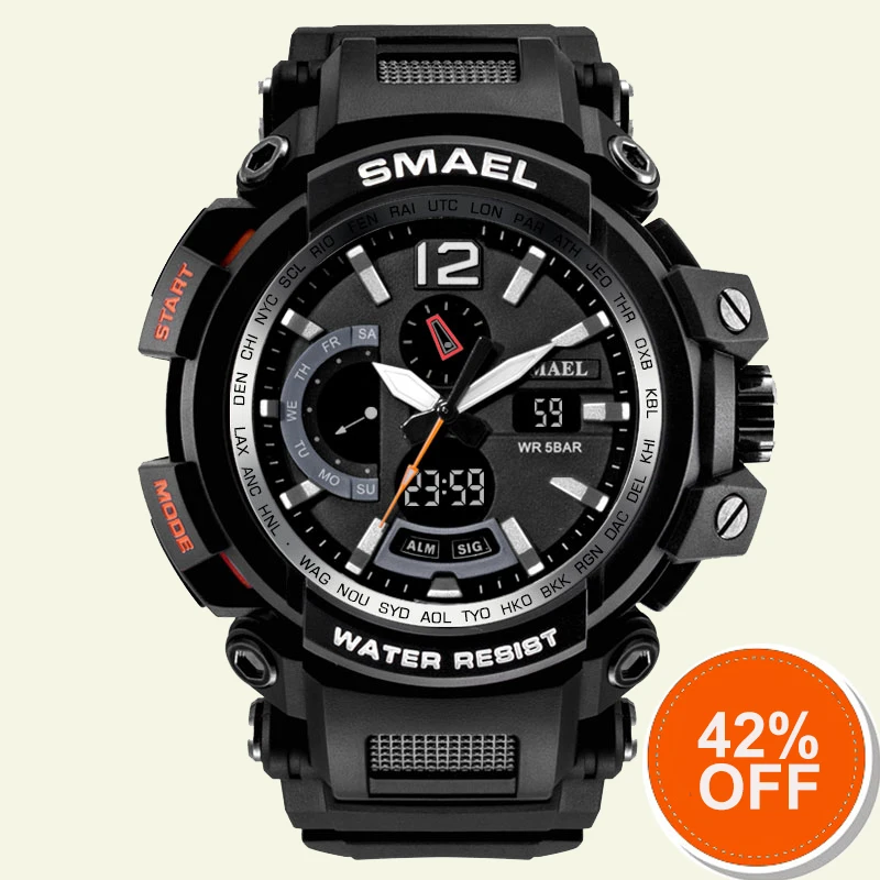 Mens Army Watches Military LED Bracelet Digital Watches Black Sport Watch Shock Resist 1702 Russian Military Wach Waterproof Man
Mens Army Watches Military LED Bracelet Digital Watches Black Sport Watch Shock Resist 1702 Russian Military Wach Waterproof Man