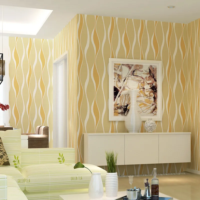 Cheng Shuo modern simple three-dimensional wave stripe non-woven wallpaper bedroom TV backdrop wallpaper
Cheng Shuo modern simple three-dimensional wave stripe non-woven wallpaper bedroom TV backdrop wallpaper