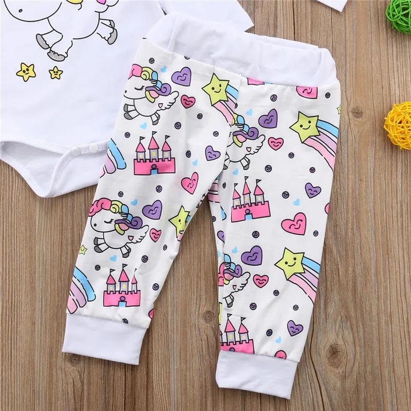 0-18M 4pcs/set Newborn Girls Sets Cartoon Unicorn Baby Girls Clothes Set Autumn Long Sleeve Bodysuit Pants Hat Headband Outfits
0-18M 4pcs/set Newborn Girls Sets Cartoon Unicorn Baby Girls Clothes Set Autumn Long Sleeve Bodysuit Pants Hat Headband Outfits