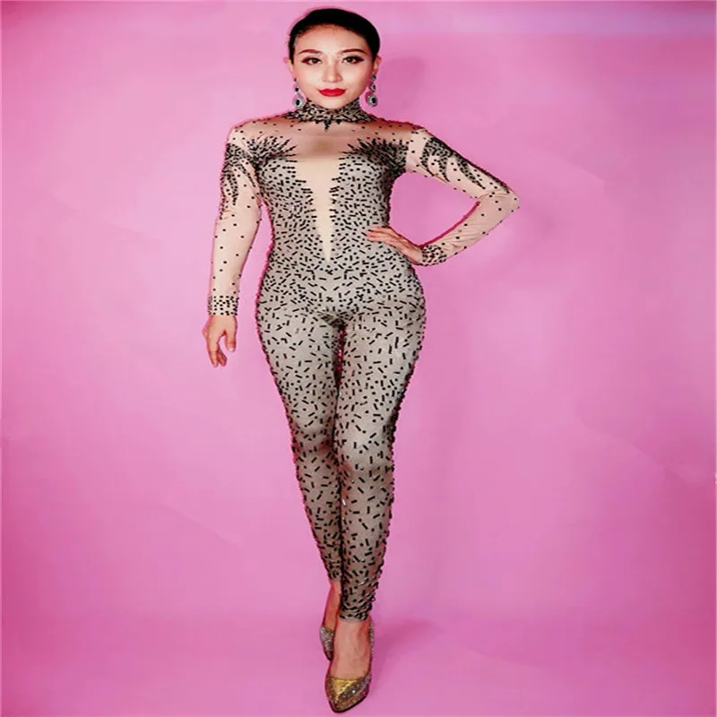 F100 Sexy ballroom dance costumes prom pole dancer jumpsuit singer performance bodysuit dresses stage Rhinestone outfit clothe
F100 Sexy ballroom dance costumes prom pole dancer jumpsuit singer performance bodysuit dresses stage Rhinestone outfit clothe